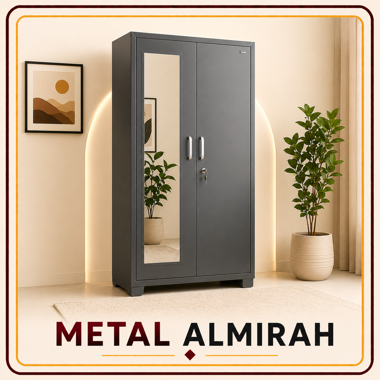 Metal tijori