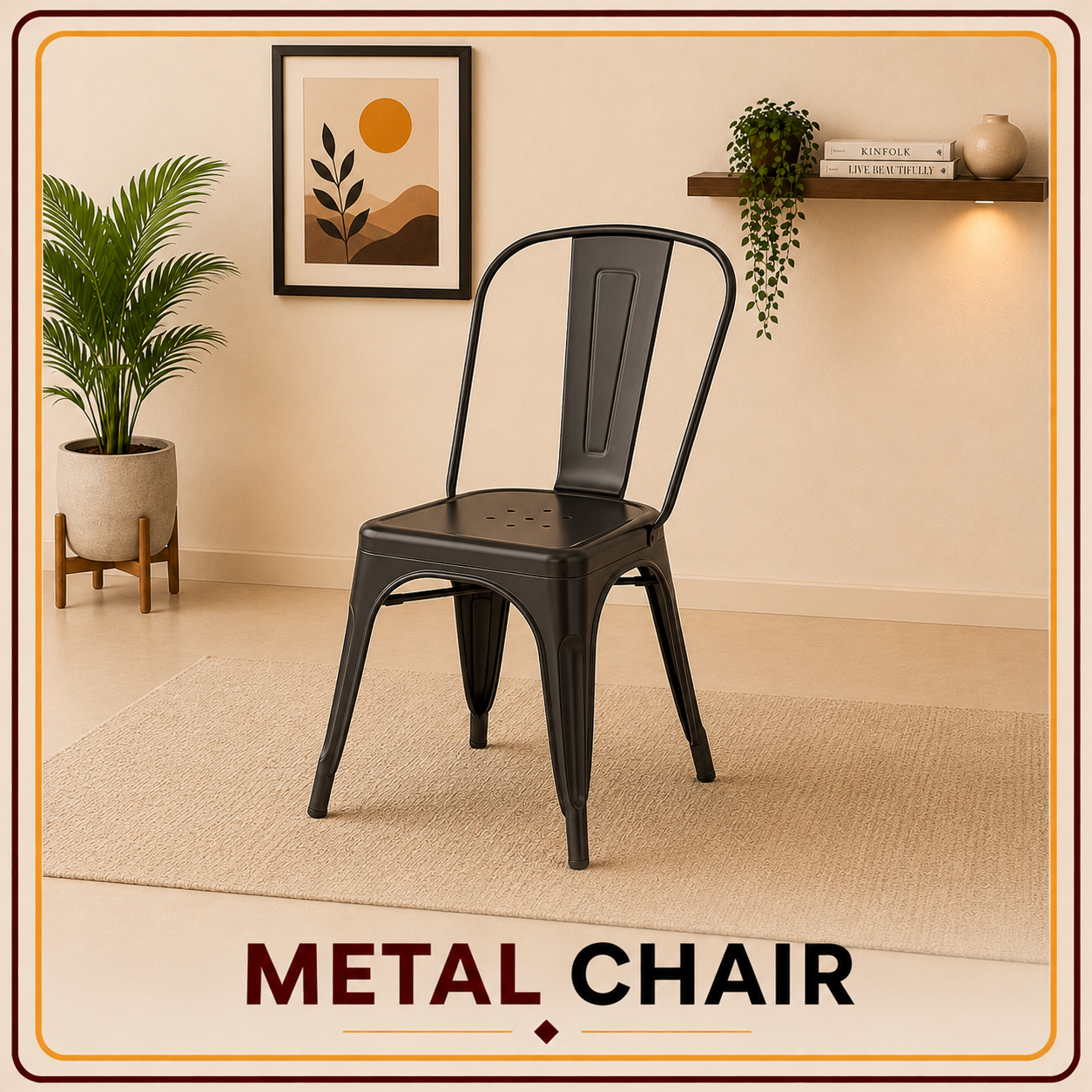 metal chair