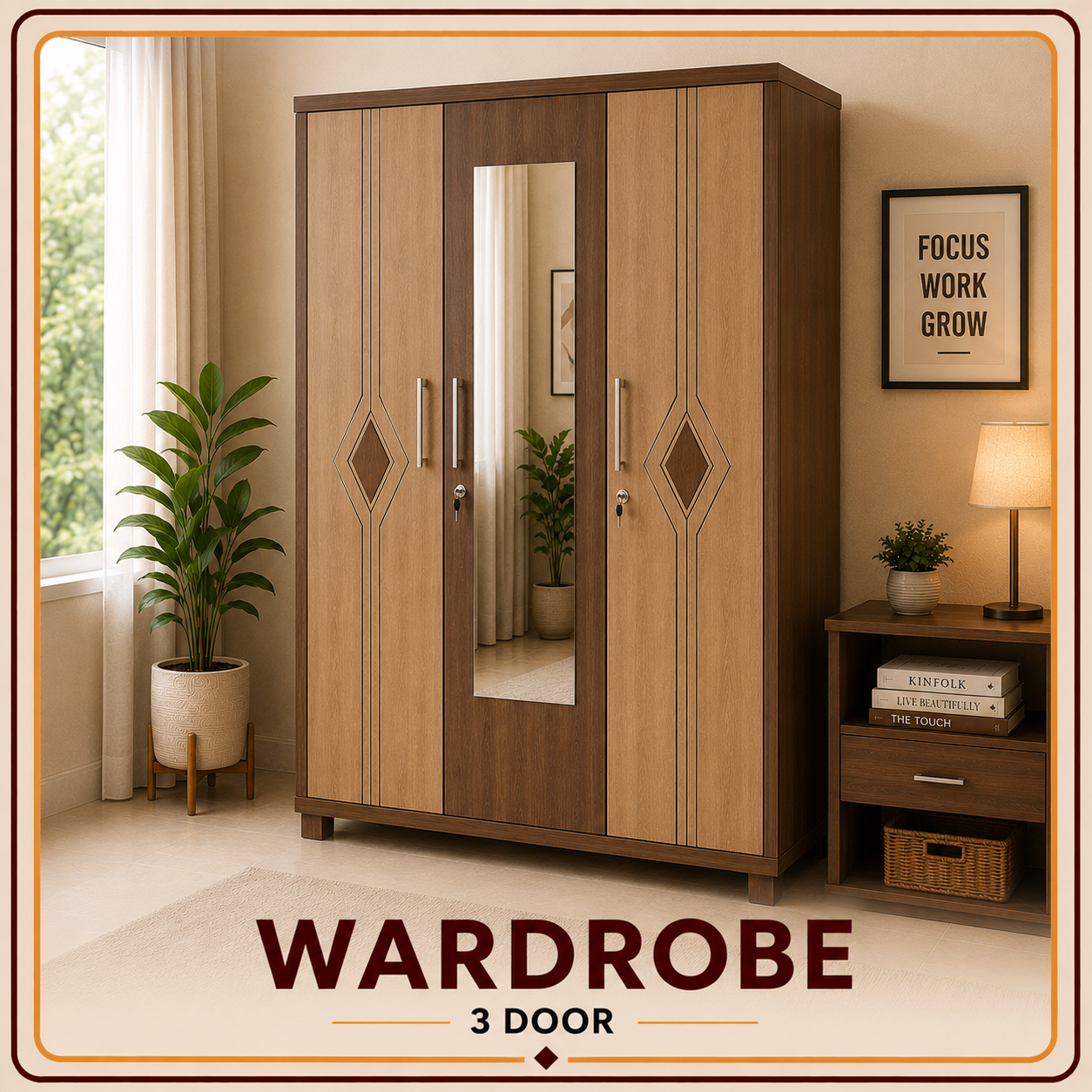 Wardrobe 3 door