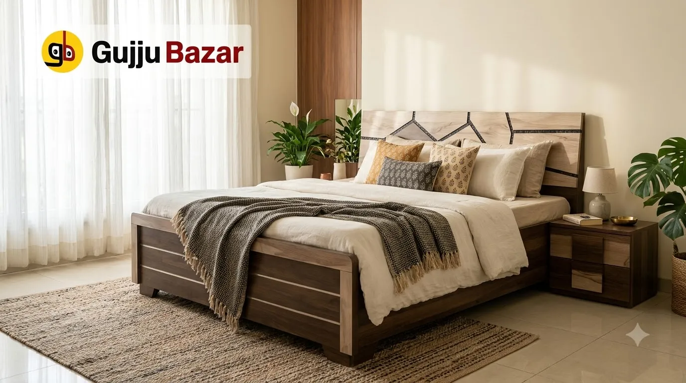 Double Cot With Storage