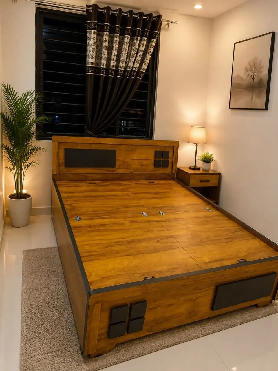 Queen Size Double Bed With Storage In Bangalore Karnataka