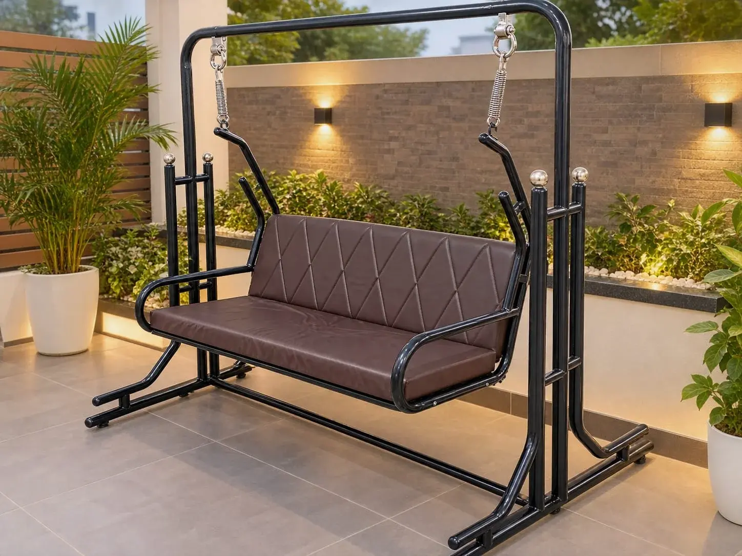 2 Seater Metal Outdoor Swing in Ahmedabad 