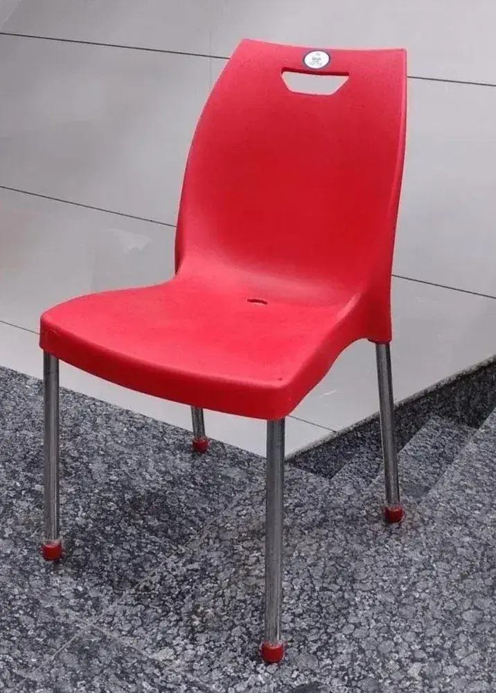 Plastic Chair Steel Leg