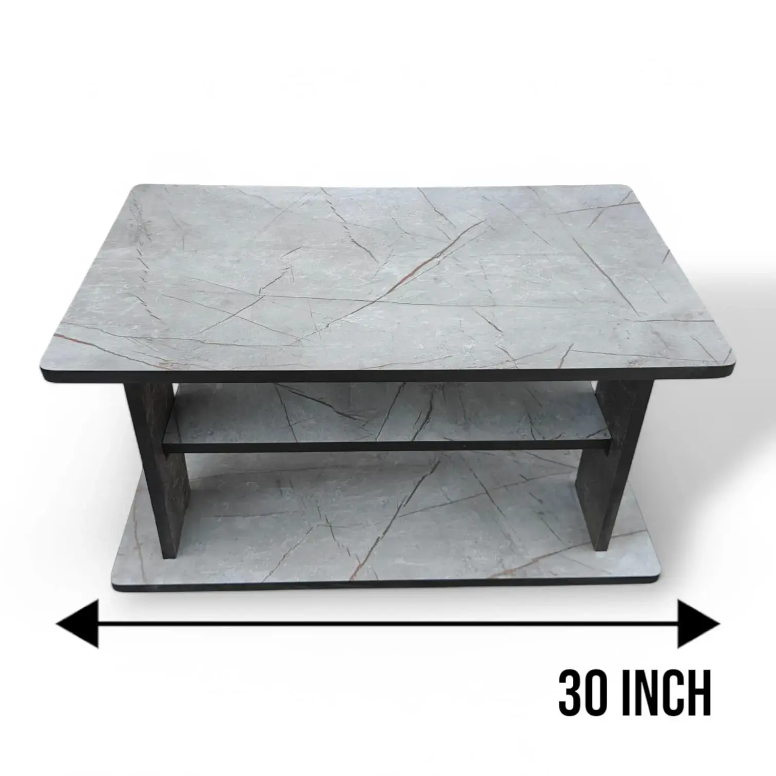 Center Table Plain Top With Castor Wheels