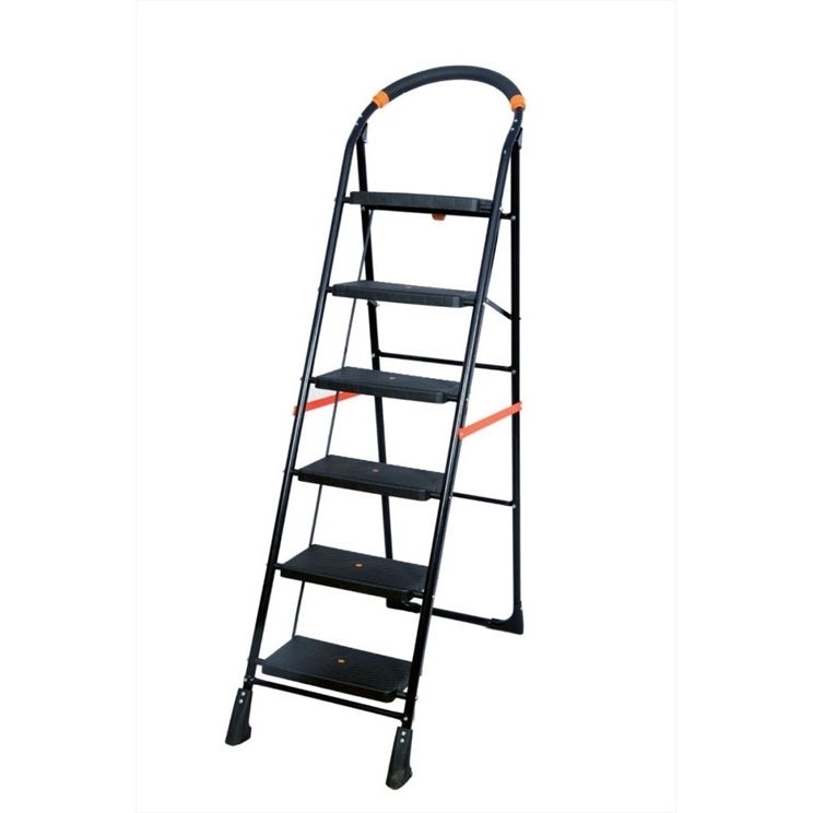 Folding Ladder With Wide Steps And Anti Skid Shoes