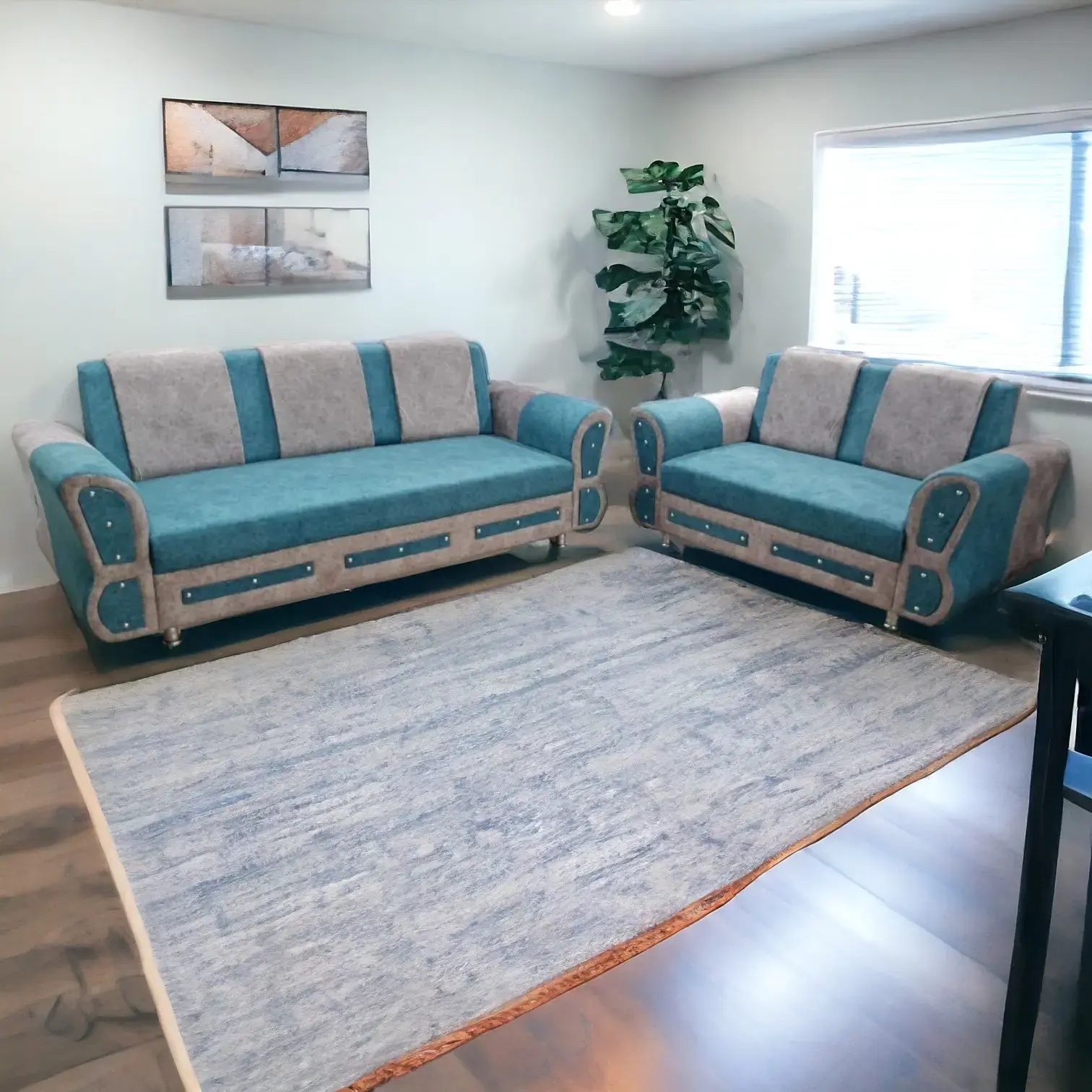 Light Blue And Grey