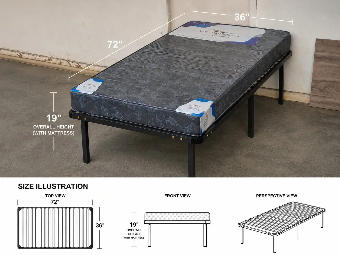 6/3 With Mattress