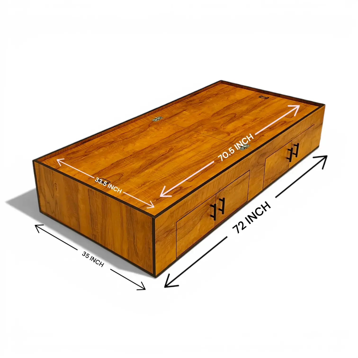 70.5x33.5 Without Mattress