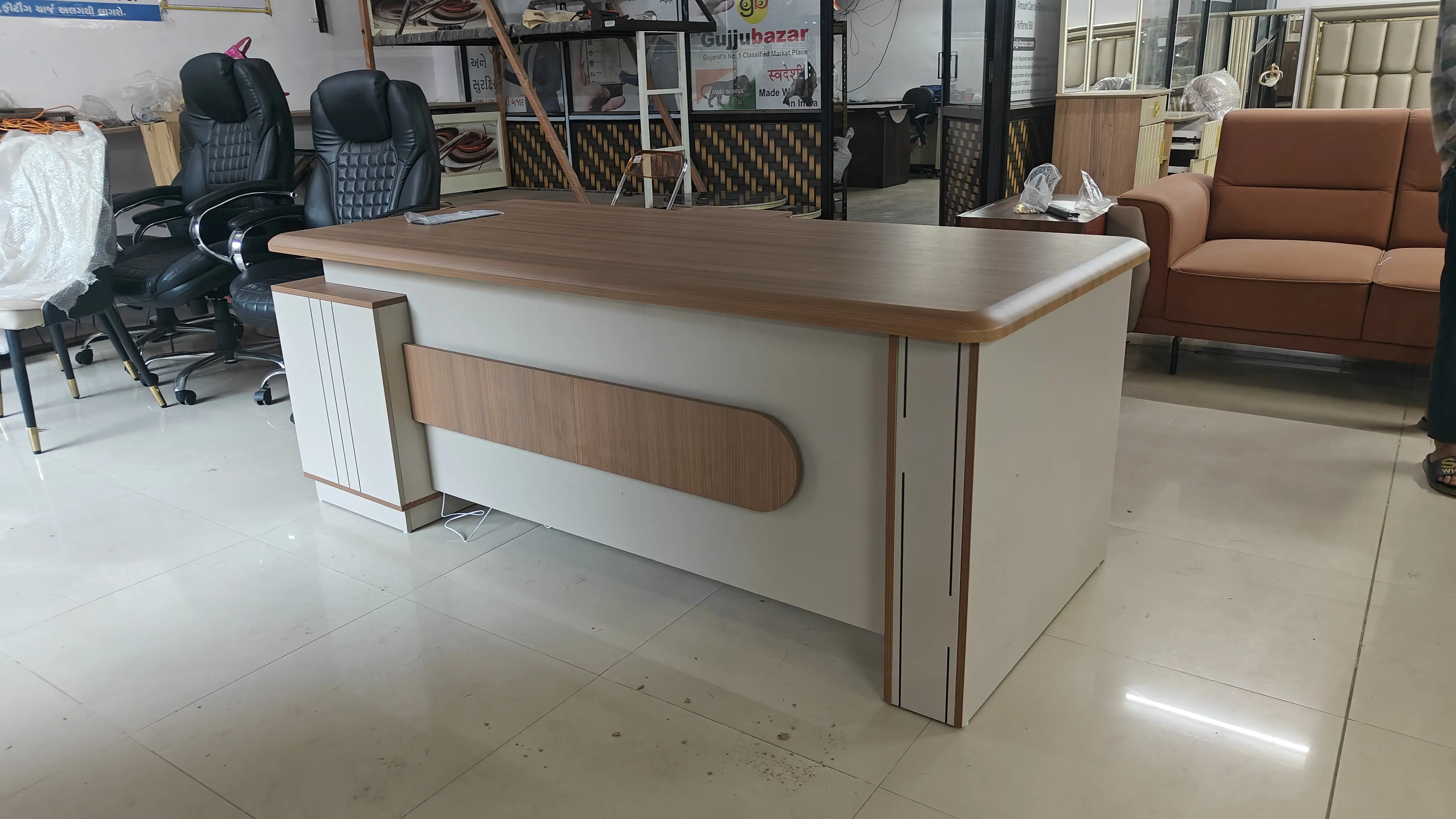 Important L shape office table 6220