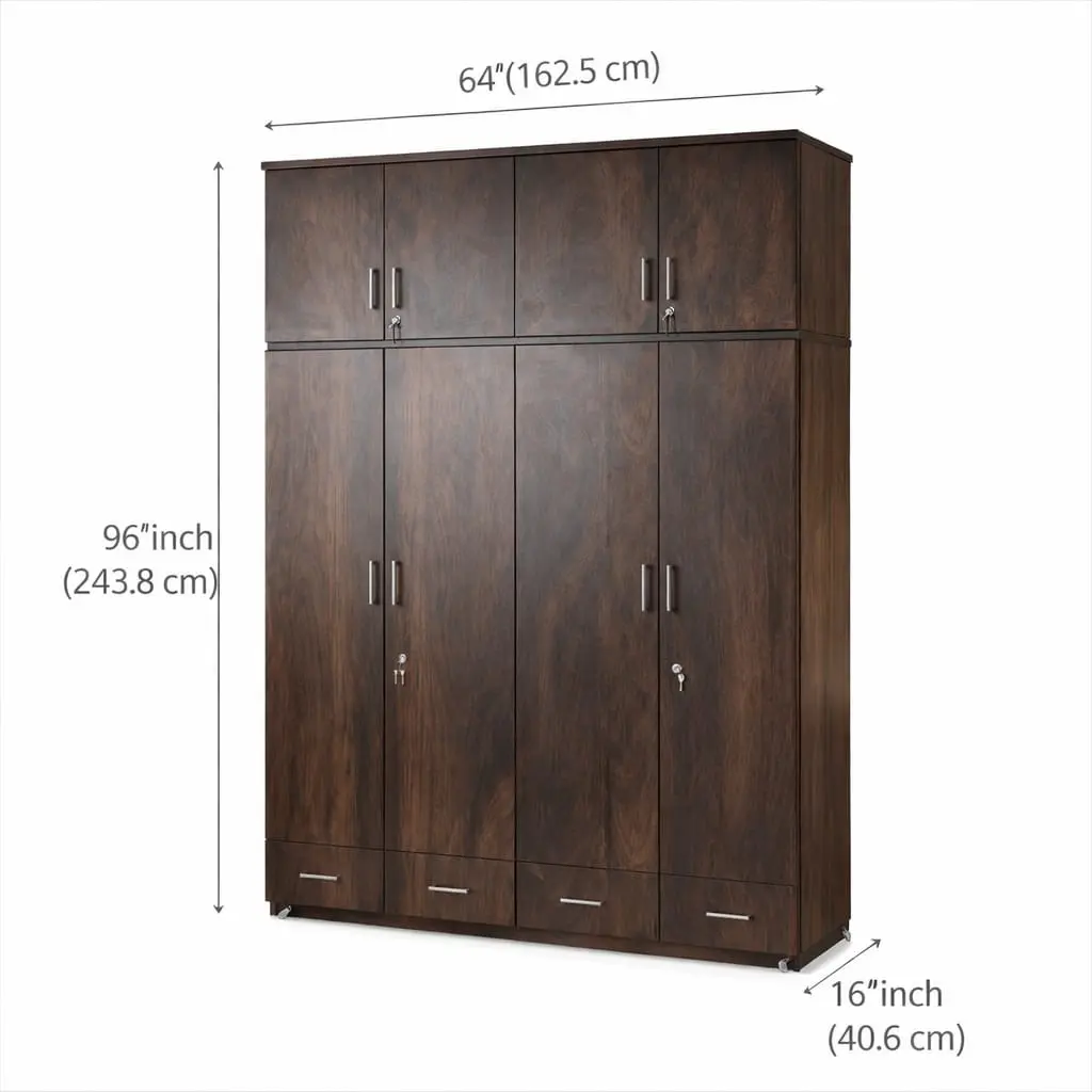 Wardrobe with loft 961664
