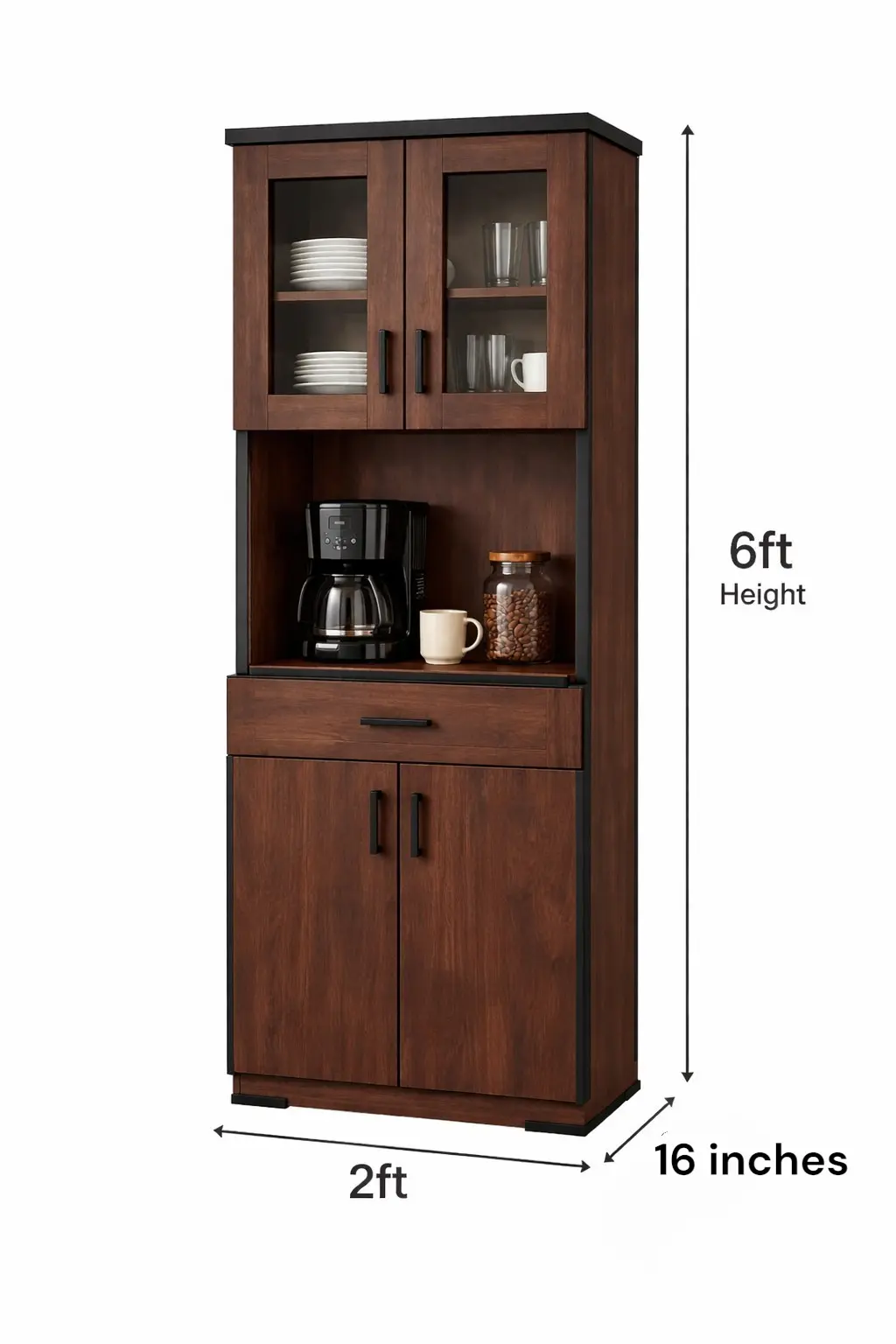Kitchen Crockery Unit Cabinet 