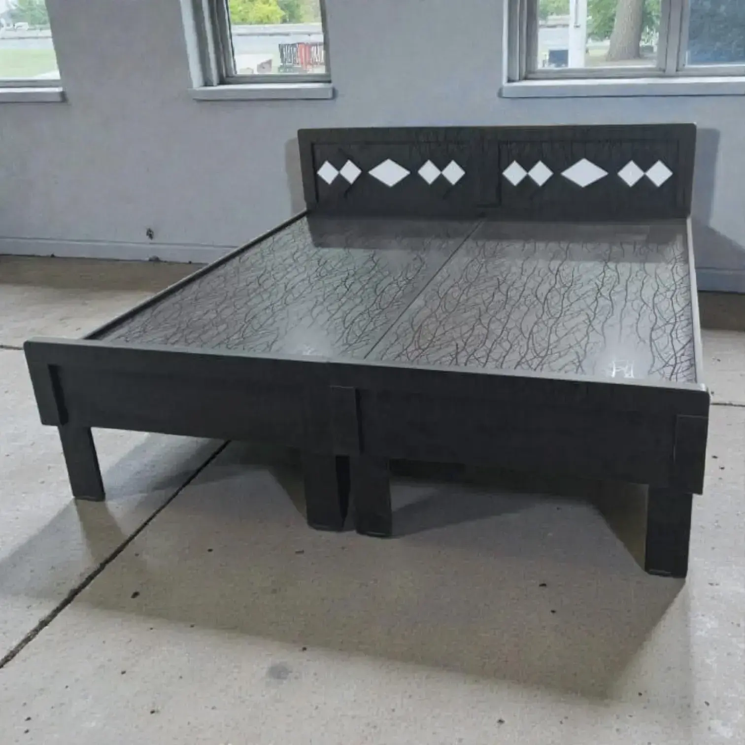 Modular Wooden Bed – 2 Piece (6×3 ft Each) with Underbed Storage Space - Wengy