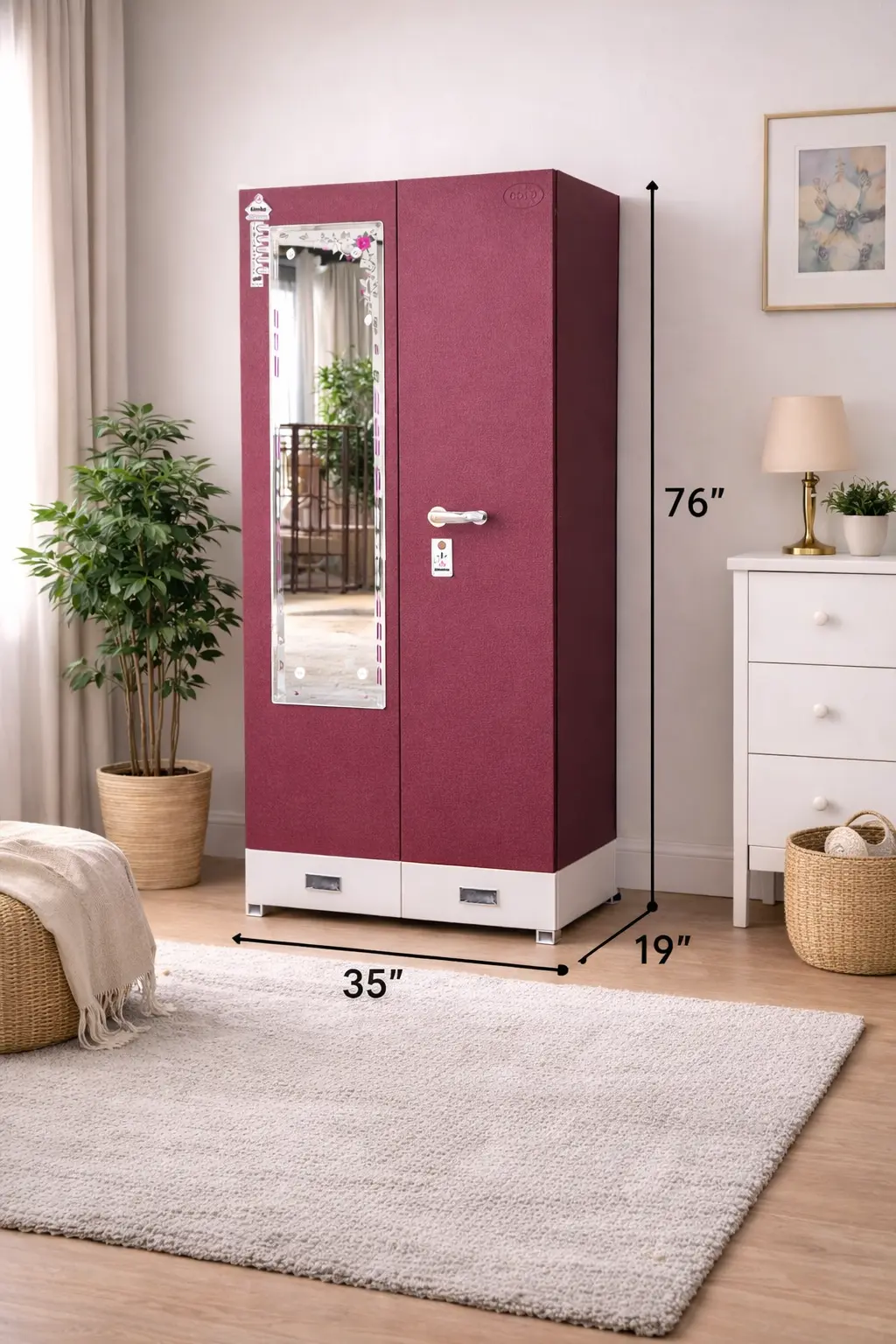 Metal 2 door almira in bangalore