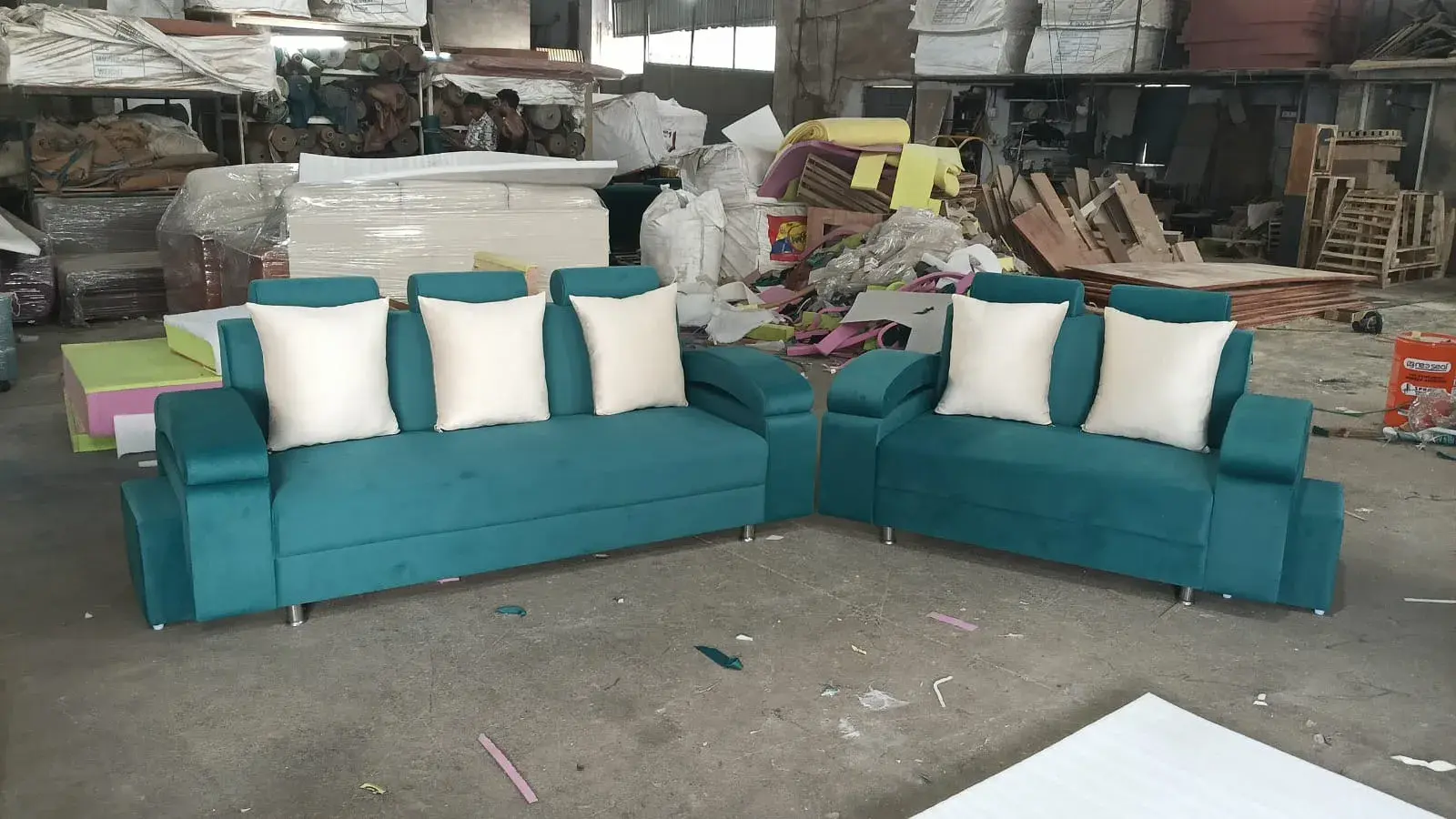 3+2 Puffy Sofa