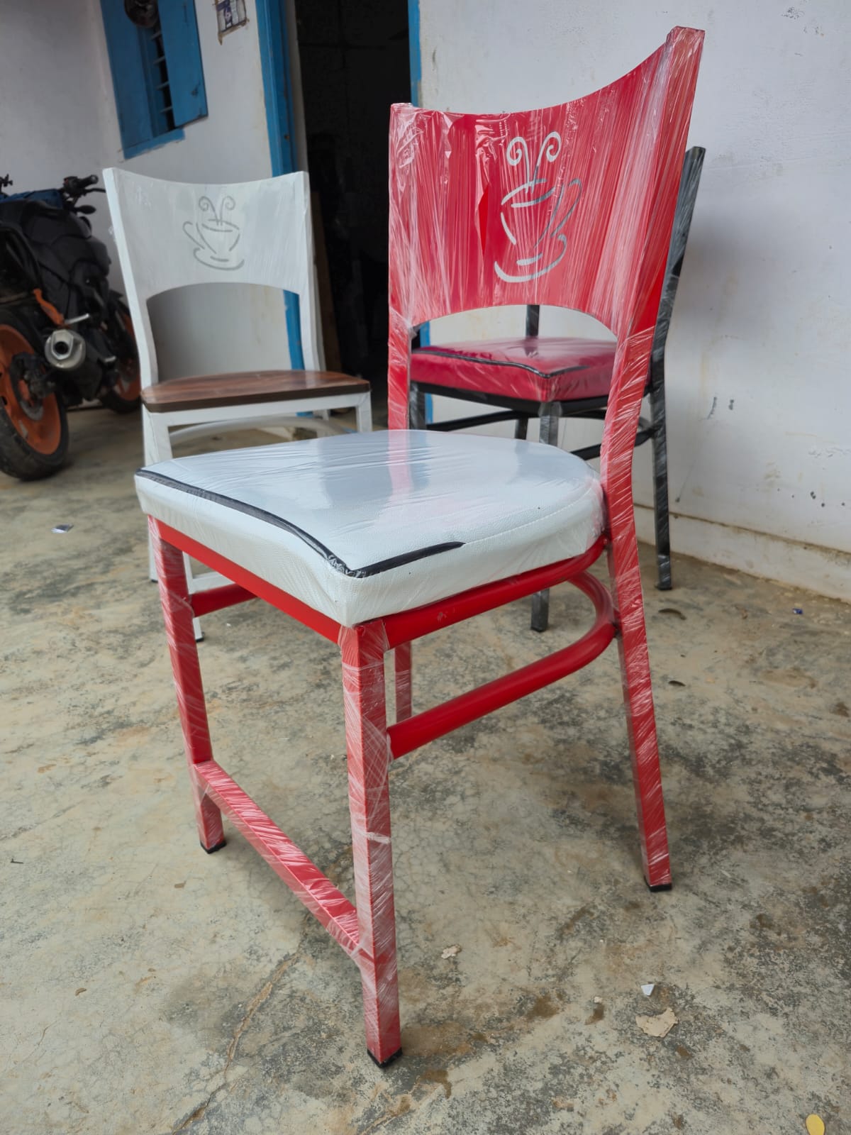 Metal Cafe chair  zm