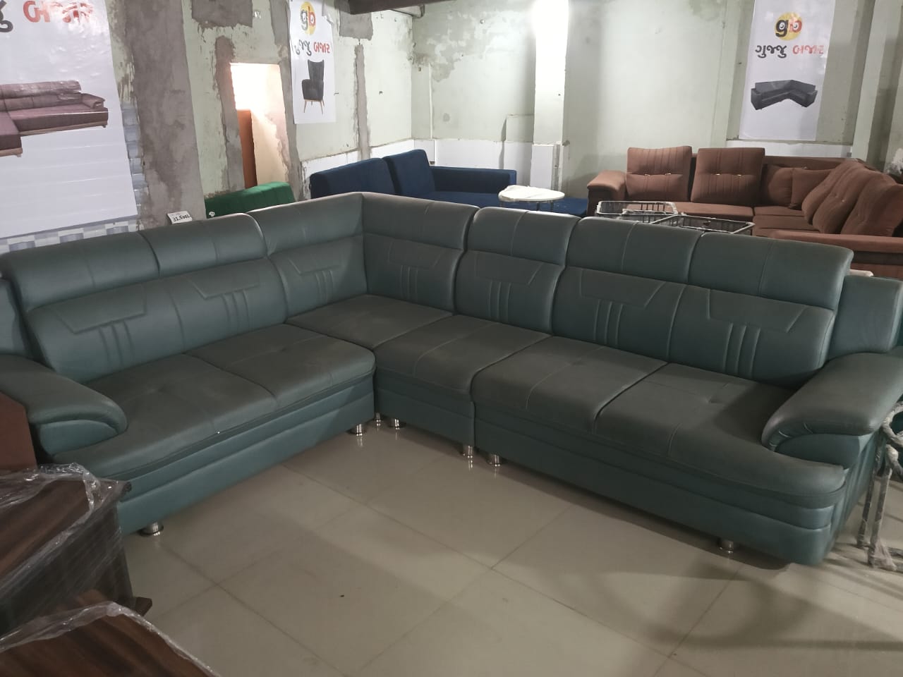 heavy exotic back sofa