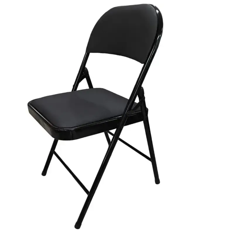 Metal folding chair with cushion imp
